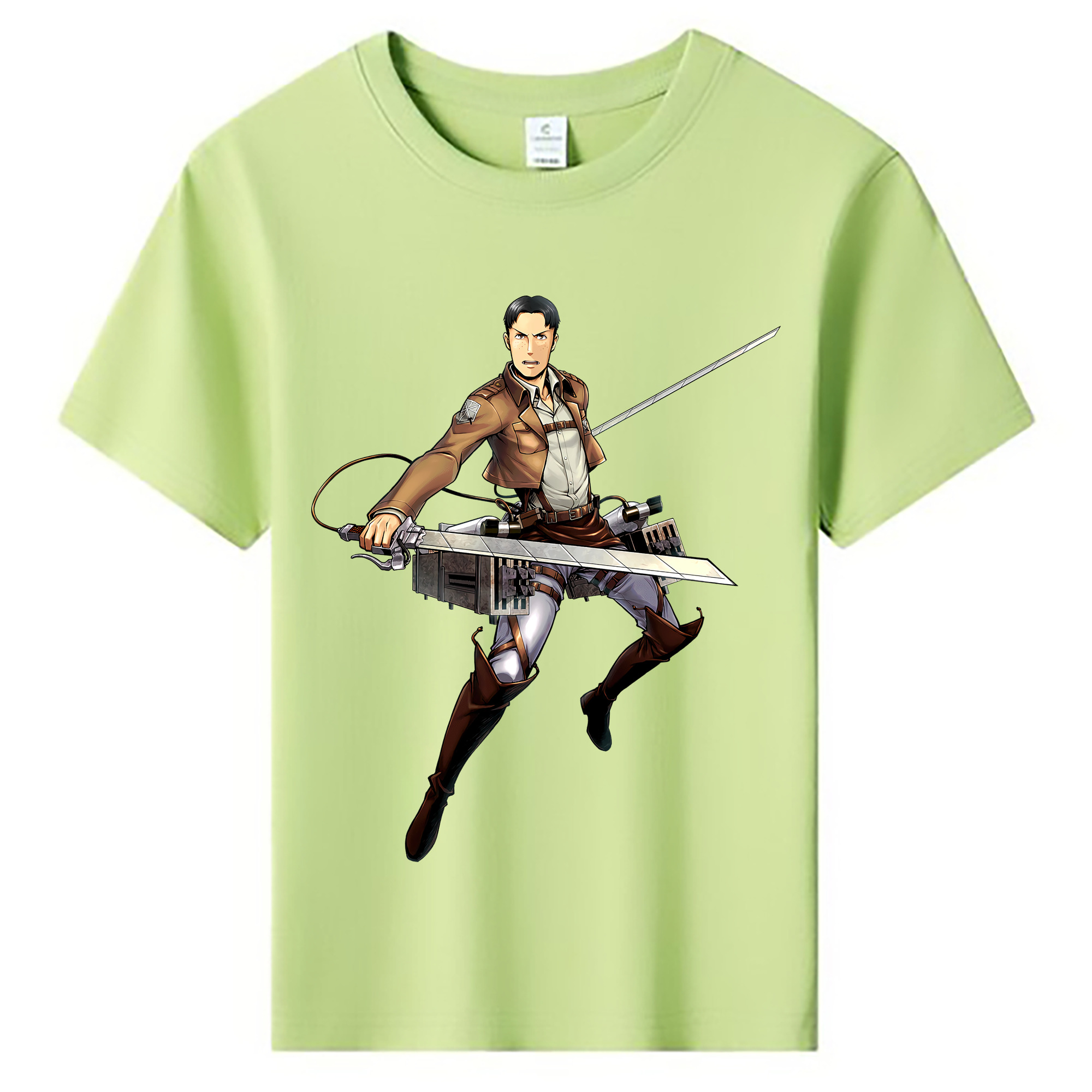 （画像用） 進撃の巨人 Attack on Titan 綿100％キッズTシャツ（フロントプリント）